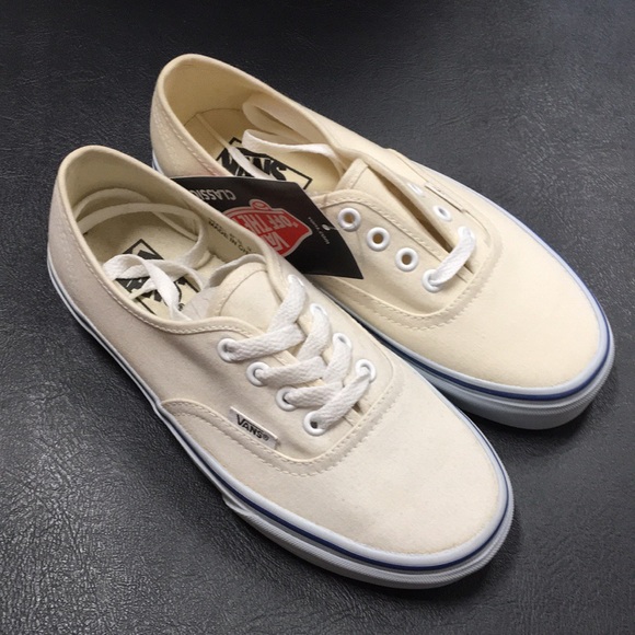 vans authentic full white original